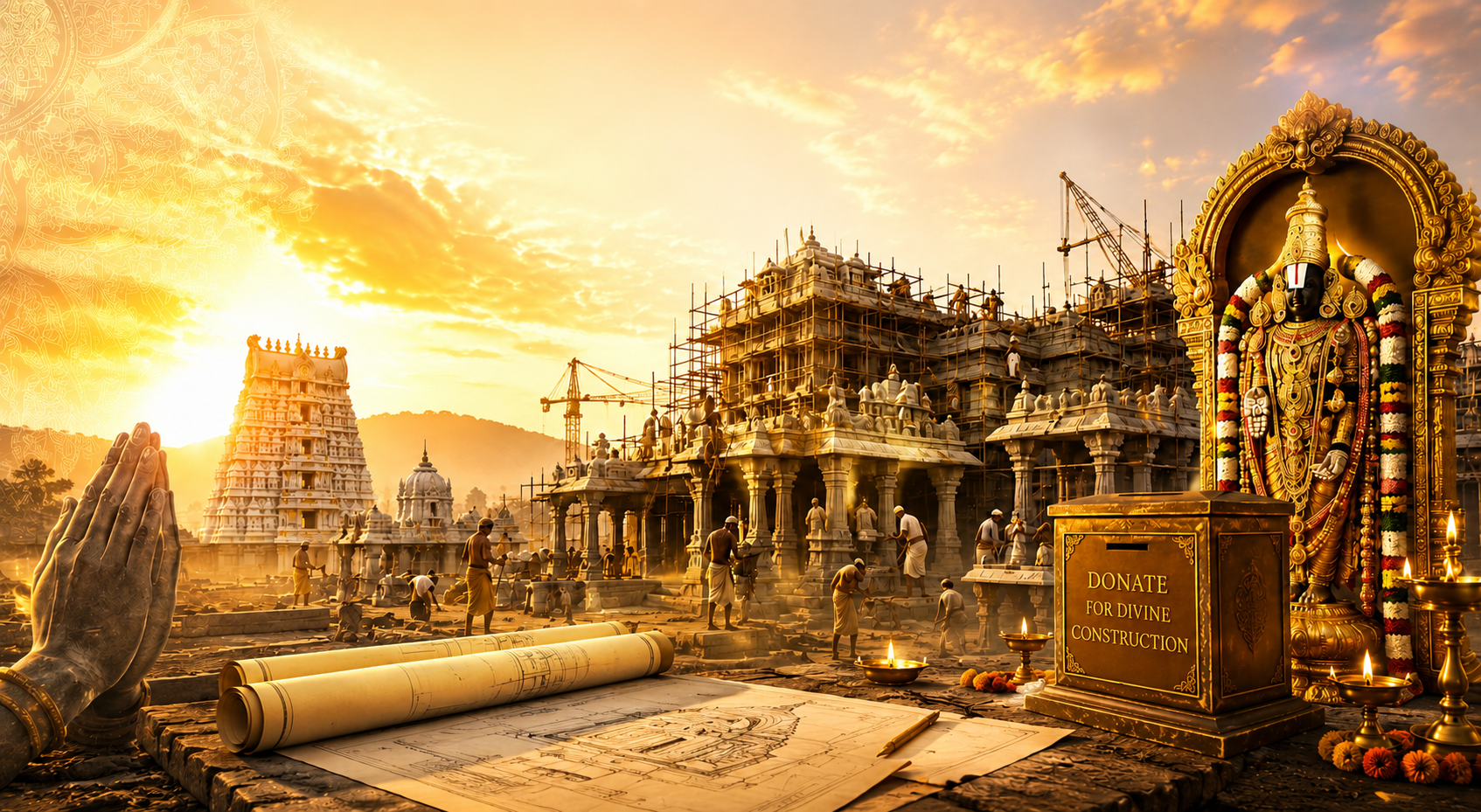 Temple construction