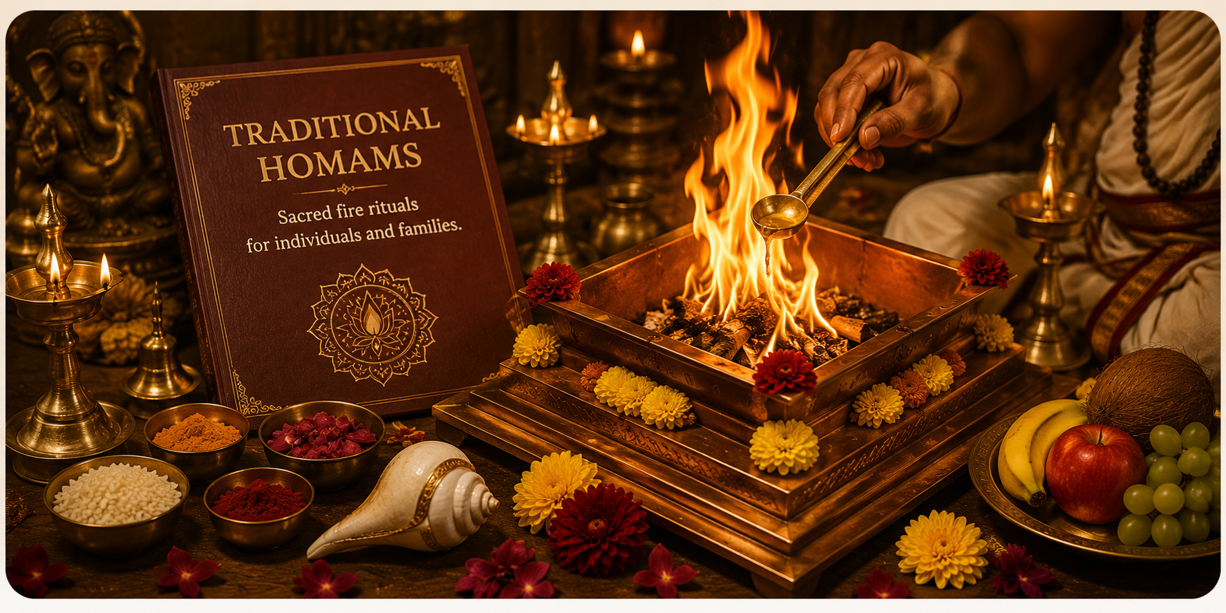 Traditional Homams sacred image
